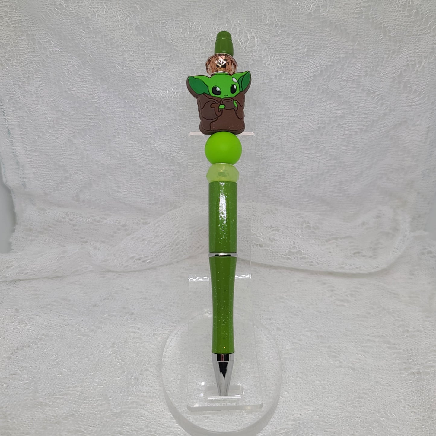 Baby Yoda Beaded Pen