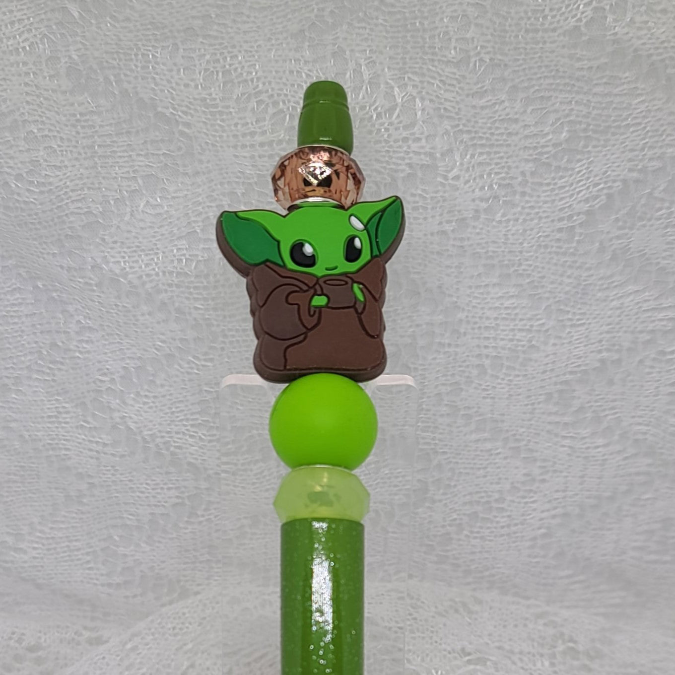 Baby Yoda Beaded Pen