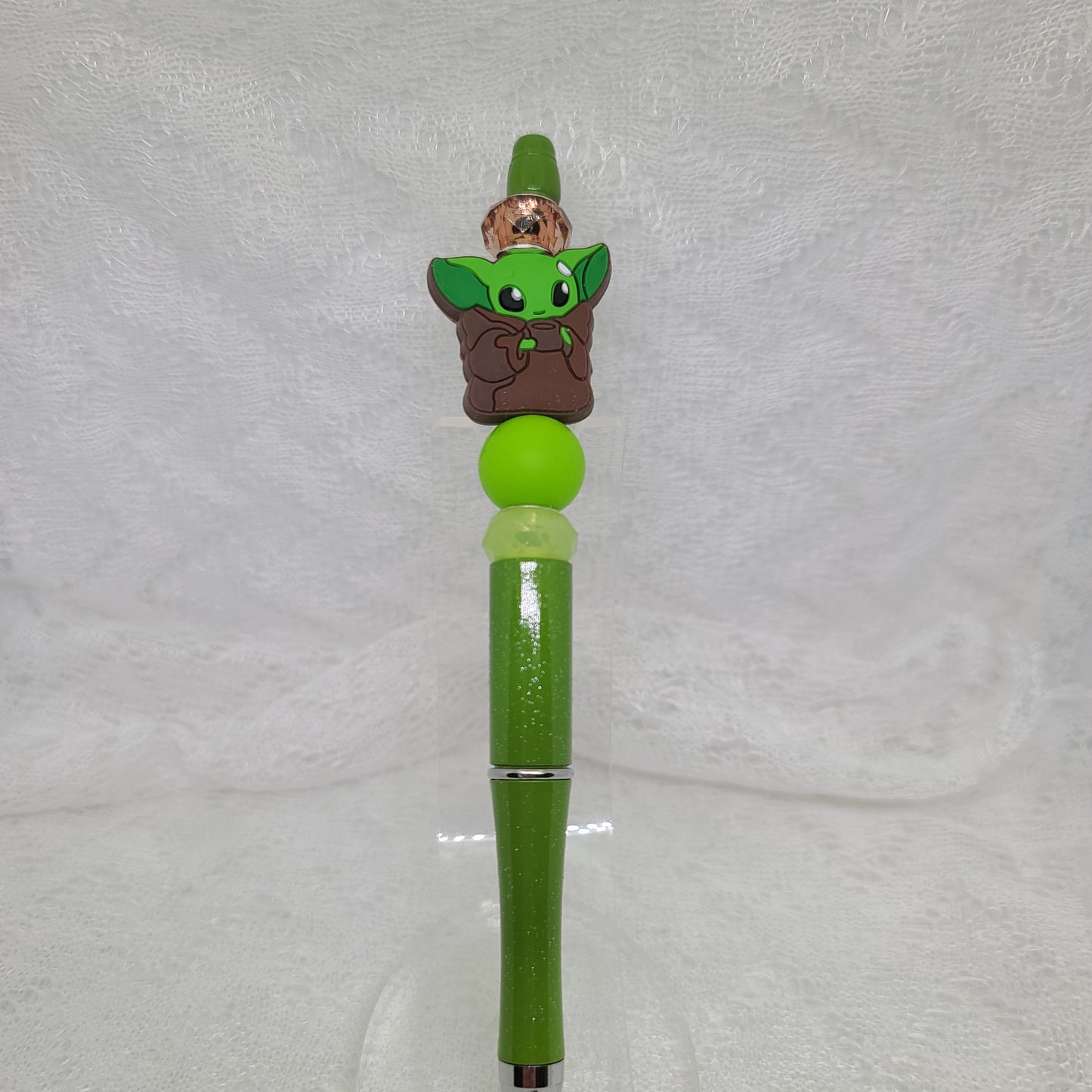 Baby Yoda Beaded Pen