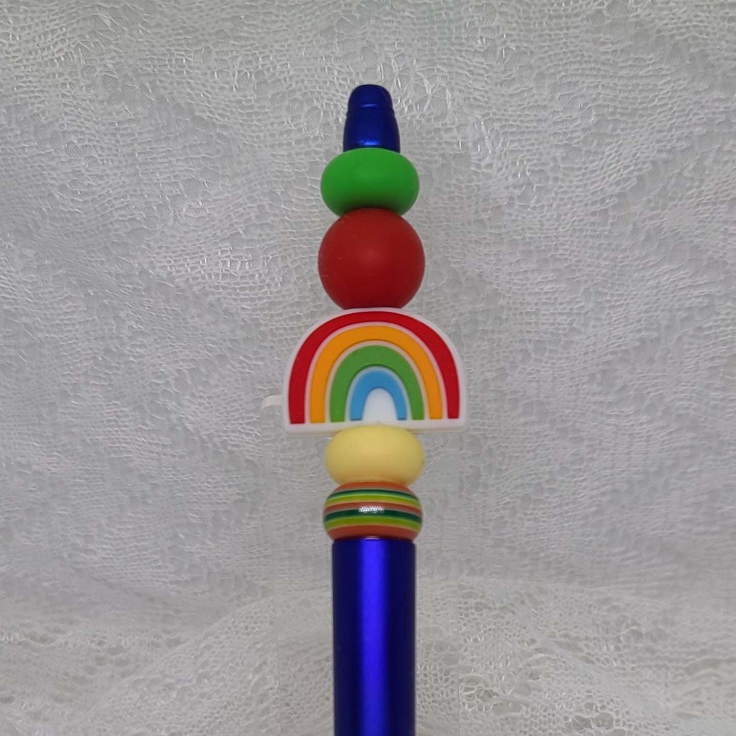 Rainbow Beaded Pen