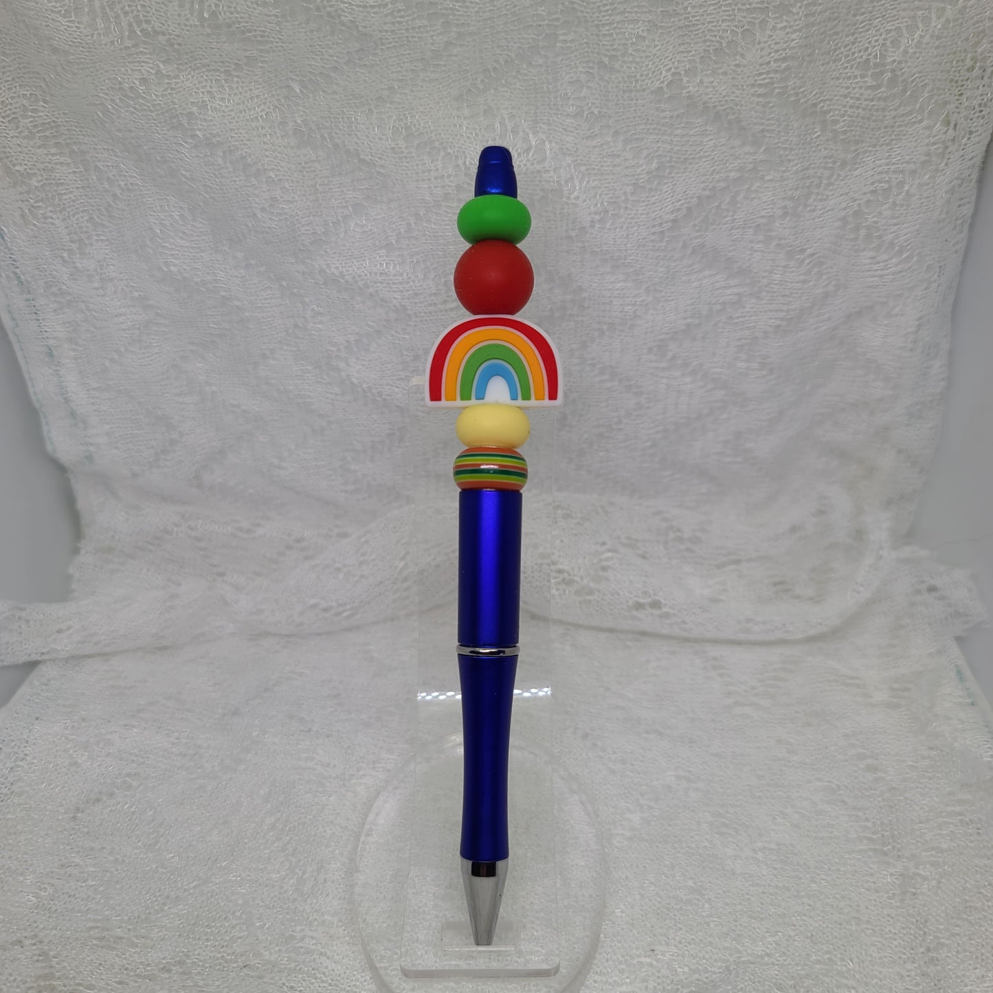 Rainbow Beaded Pen