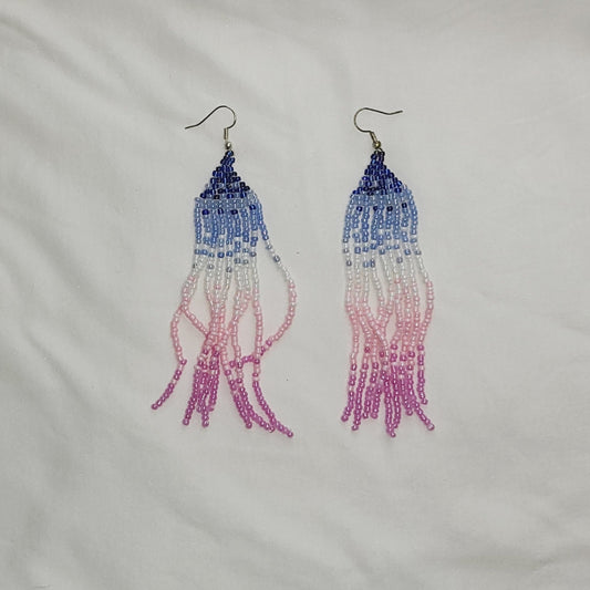 Hand-Beaded Earrings