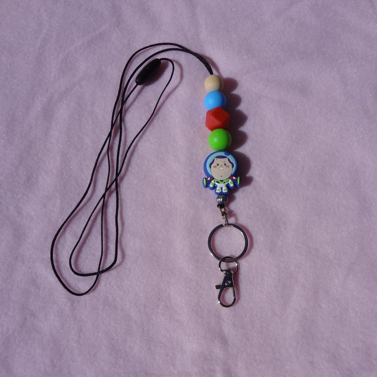 Space Man Beaded Lanyard