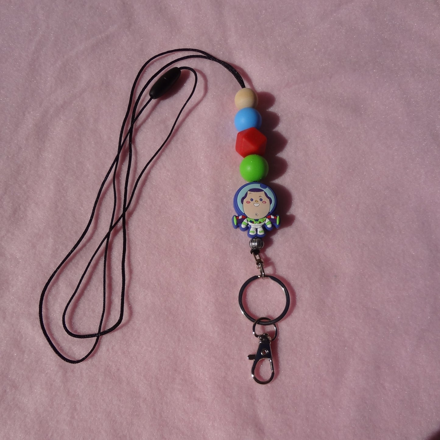 Space Man Beaded Lanyard