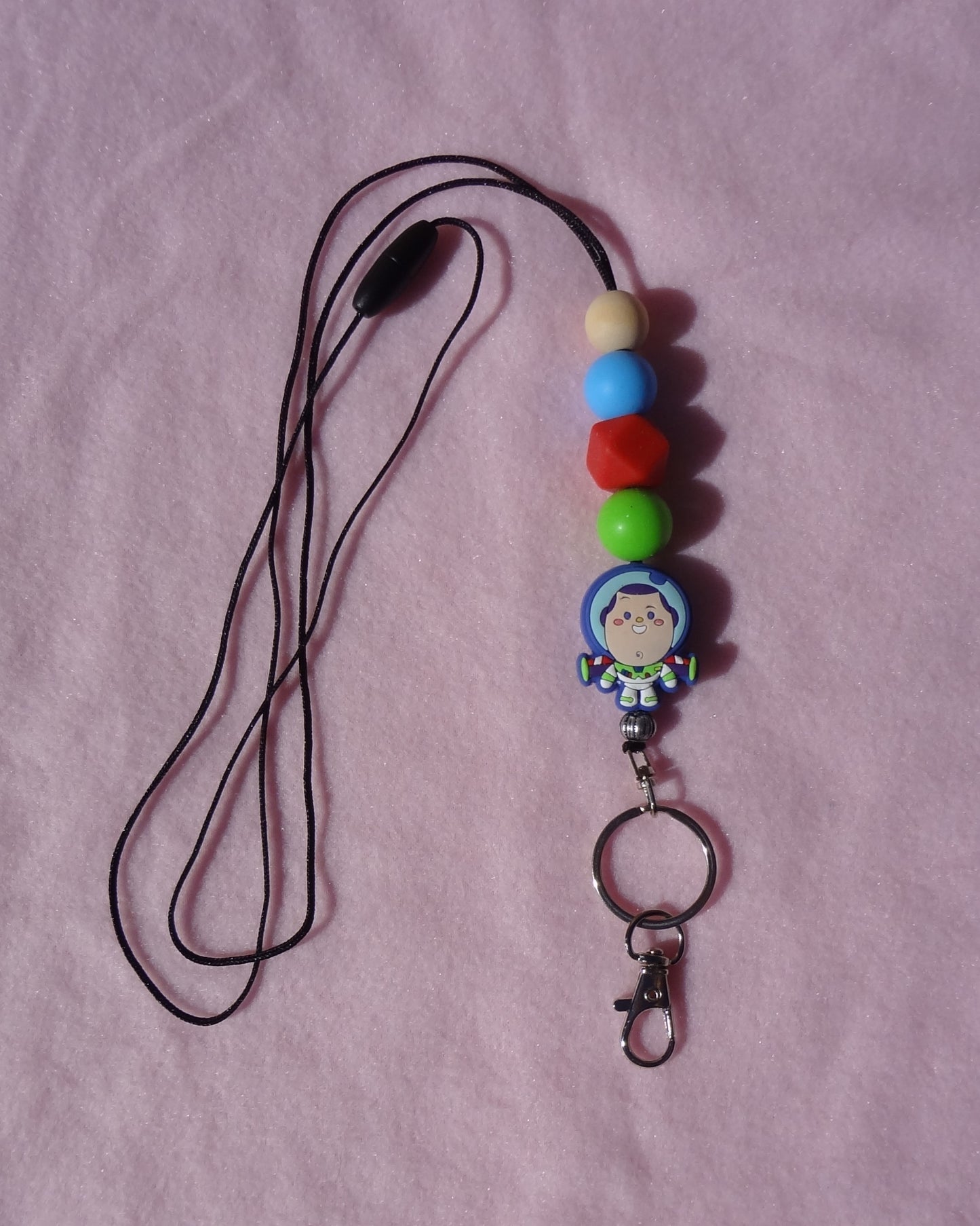 Space Man Beaded Lanyard