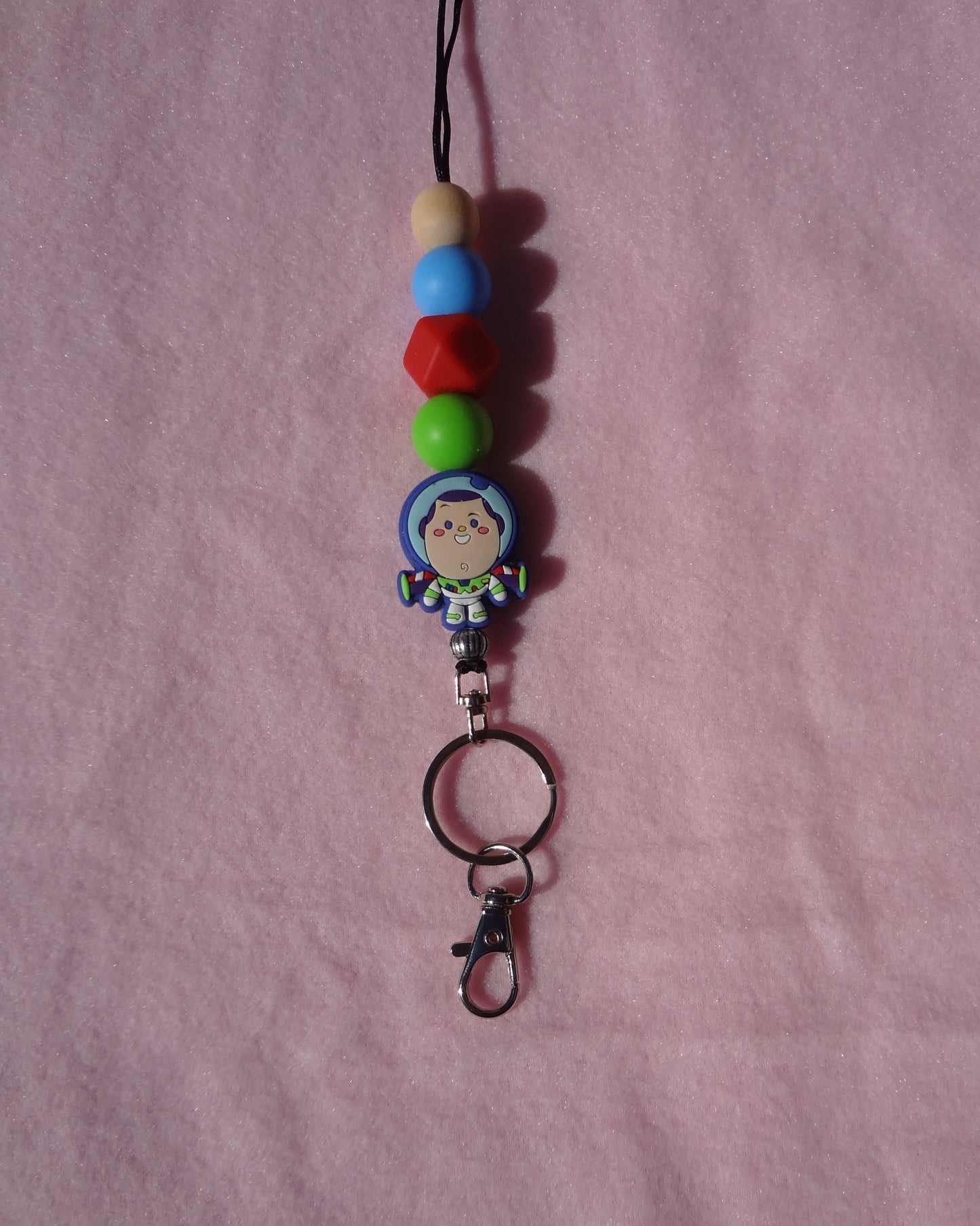 Space Man Beaded Lanyard